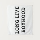 Long Live Boyhood Boy's Room Kinderzimmer Wandteppich (Vorderseite)