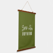 Long Live Boyhood Wandteppich Mit Holzrahmen (Gewinkelt)