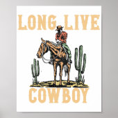 Long live Cowboy Poster (Vorne)