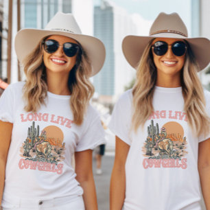 Long Live Cowgirl Bachelorette Brautparty T-Shirt