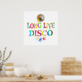 Long Live Disco Poster (Küche)