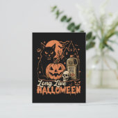 Long Live Halloween Postkarte (Stehend Vorderseite)