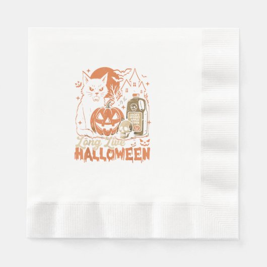 Long Live Halloween Serviette (Vorderseite)