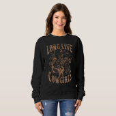 Long Live Howdy Rodeo Western Country Southern Cow Sweatshirt (Vorne ganz)