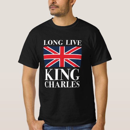 Long Live King Charles T-Shirt (Vorderseite)