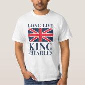 Long Live King Charles T-Shirt (Vorderseite)