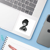 Long Live Lucy Sticker (Laptop mit iPhone)