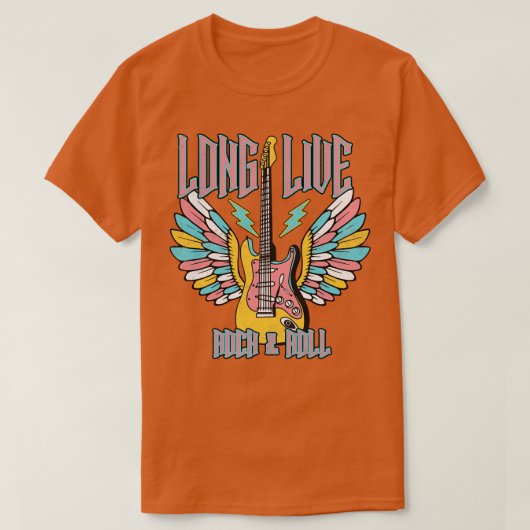 Long live Rock and Roll T-Shirt (Design vorne)