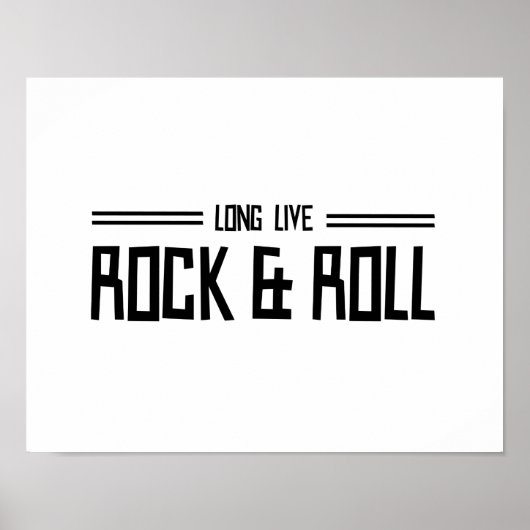 Long Live Rock & Roll Poster (Vorne)