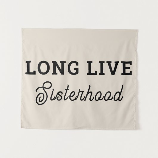 Long Live Sister Room Kinderzimmer Wall Wandteppich (Vorderseite (Horizontal))