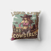 Long live the cowgirl kissen (Vorderseite)