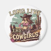 Long live the cowgirl magnet (Vorne)