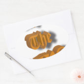 Long Live The King Nice Design transparent Ovaler Aufkleber (Umschlag)