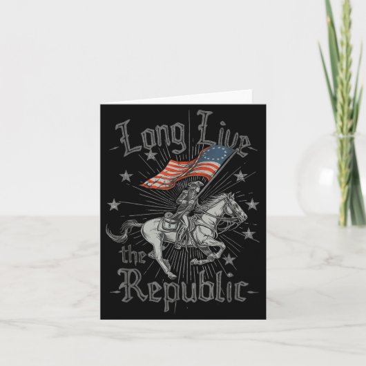 Long Live The Republic Us Karte (Vorderseite)
