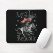 Long Live The Republic Us Mousepad (Mit Mouse)