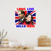 Long Live Wills & Kate Picture Poster (Küche)