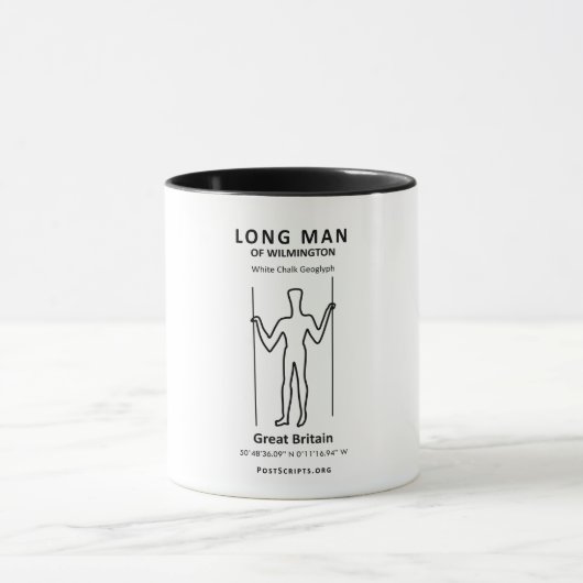 Long Man of Wilminton Tasse (Zentrum)
