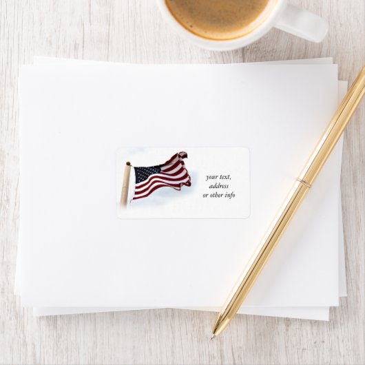 Long May it Wave (4) Adressaufkleber (Insitu)