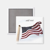 Long May it Wave (4) Magnet (Vorderseite/Rückseite)