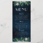 Long menu 4x9 Template 9, Menükarte (Vorderseite)