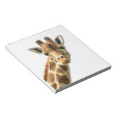 Long Necked Giraffe Notepad Notizblock (angewinkelt)