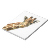 Long Necked Giraffe Notepad Notizblock (Rotiert)
