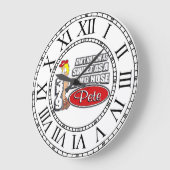 Long Nose Pete Große Wanduhr (Winkel)