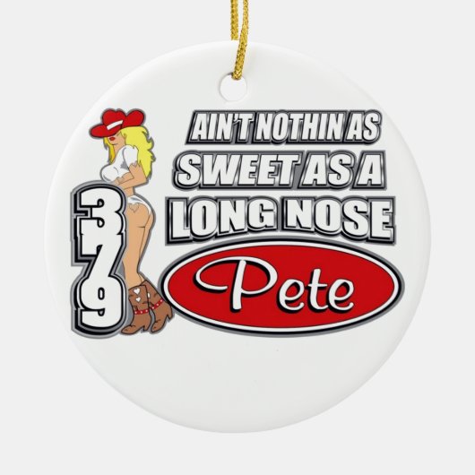Long Nose Pete Keramik Ornament (Vorne)