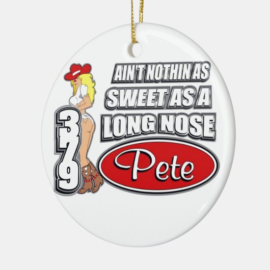 Long Nose Pete Keramik Ornament (Links)