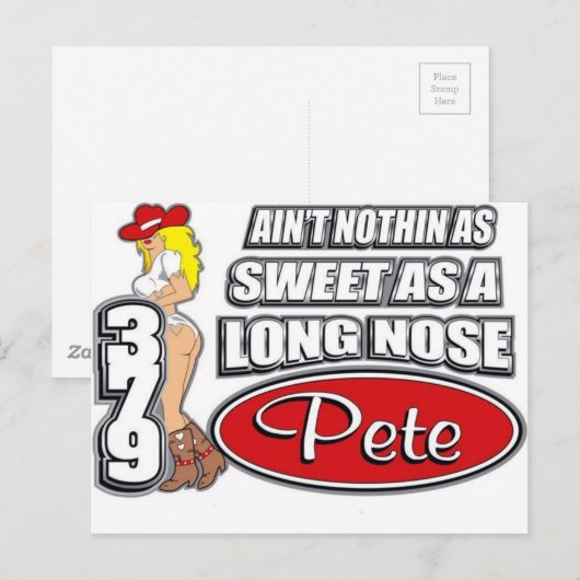 Long Nose Pete Postkarte (Vorne/Hinten)