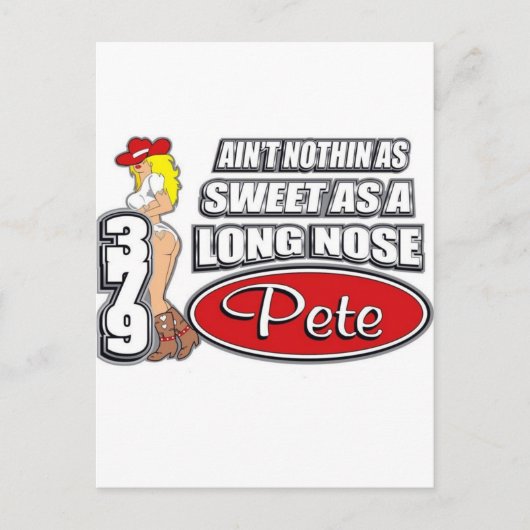 Long Nose Pete Postkarte (Vorderseite)