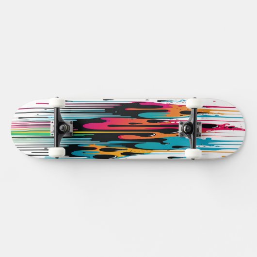 Long Paint 6v Skateboard (Horizontal)
