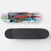 Long Paint 6v Skateboard (Horizontal)