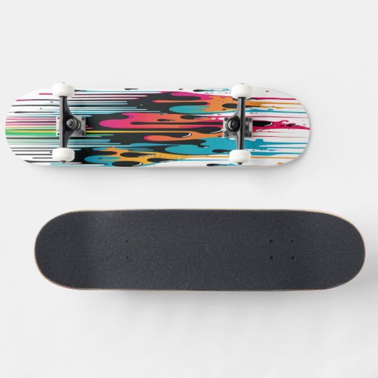 Long Paint 6v Skateboard (Horizontal)