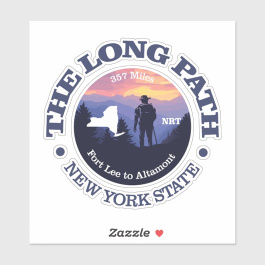 Long Path (rd2) Aufkleber (Blatt)