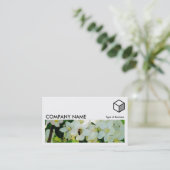 Long Picture 0101 (Logo) - Honig herstellen Visitenkarte (Stehend Vorderseite)