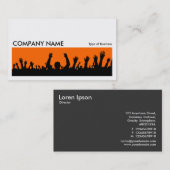 Long Picture 0105 - Concert Crowd Visitenkarte (Vorne/Hinten)