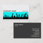 Long Picture 0109 - Concert Crowd Visitenkarte (Vorne/Hinten)