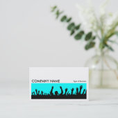 Long Picture 0109 - Concert Crowd Visitenkarte (Stehend Vorderseite)