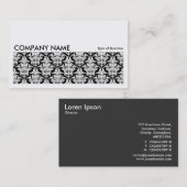 Long Picture 0113 - Damask Pattern Visitenkarte (Vorne/Hinten)