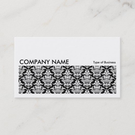 Long Picture 0113 - Damask Pattern Visitenkarte (Vorderseite)