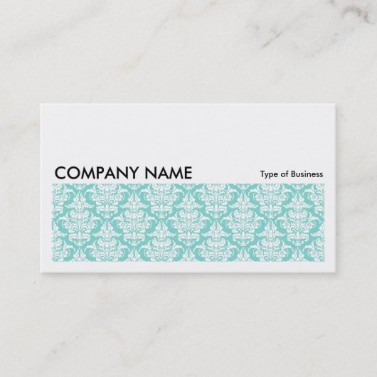 Long Picture 0114 - Damask Pattern Visitenkarte (Vorderseite)