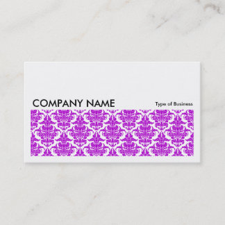 Long Picture 0120 - Lila Damask-Muster Visitenkarte