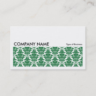Long Picture 0125 - Forest Green Damask Visitenkarte