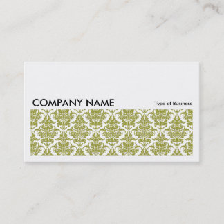 Long Picture 0133 - Olive Damask Visitenkarte