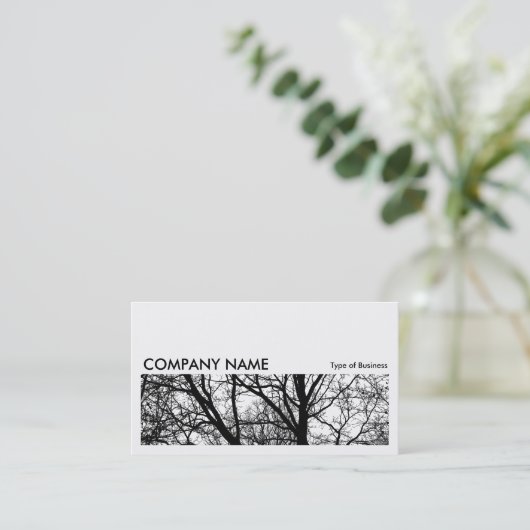 Long Picture 0162 - Silhouetted Branches HC Visitenkarte (Stehend Vorderseite)