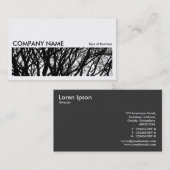 Long Picture 0173 - Winter Branches HC Visitenkarte (Vorne/Hinten)