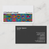 Long Picture 0191 - Fraktal Abstrakt 19111a Visitenkarte (Vorne/Hinten)