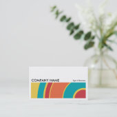 Long Picture 0204 - Colorful Circle 05 Visitenkarte (Stehend Vorderseite)