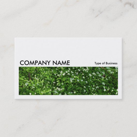 Long Picture 0209 - Blume aus Holz Visitenkarte (Vorderseite)